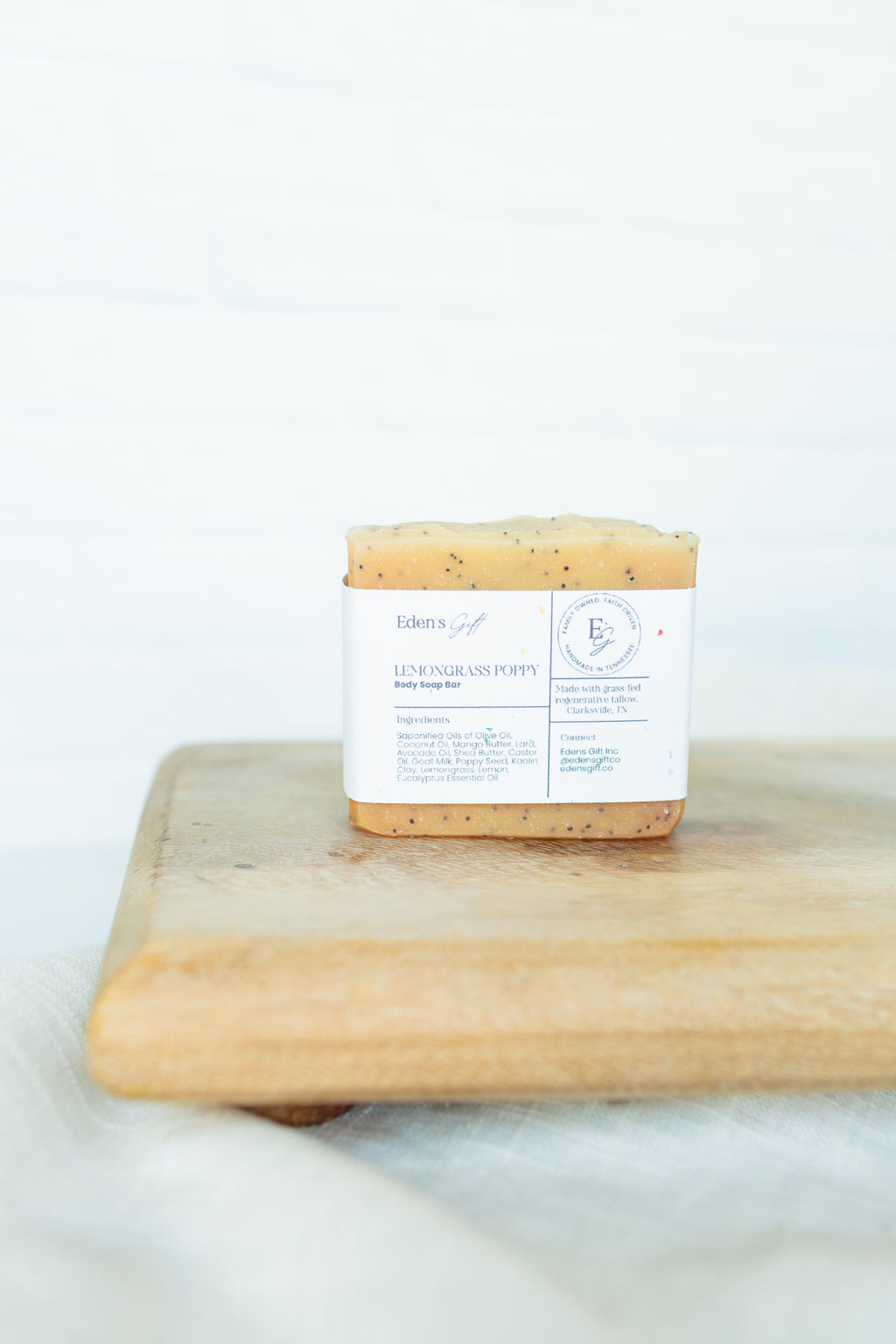 Lemongrass Poppy Soap Bar