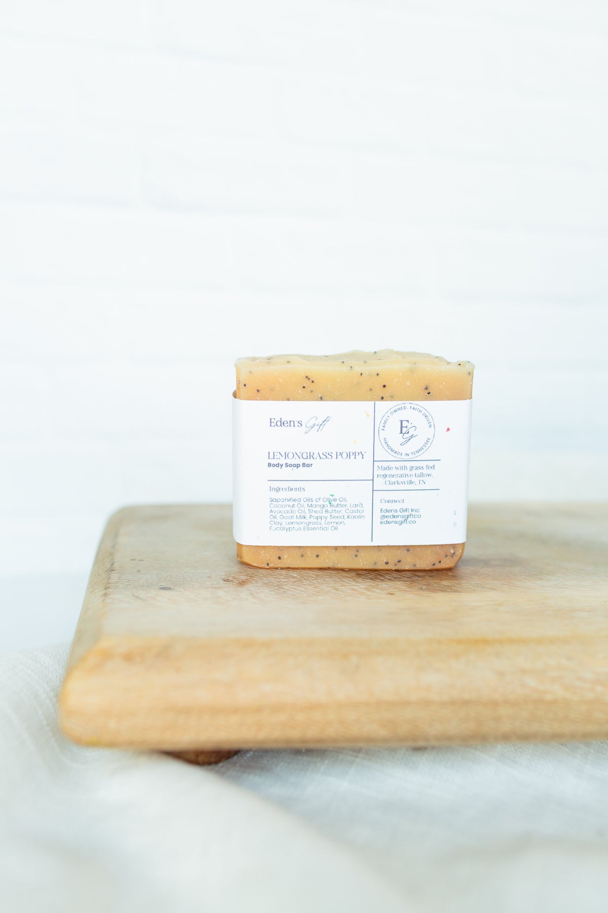 Lemongrass Poppy Soap Bar