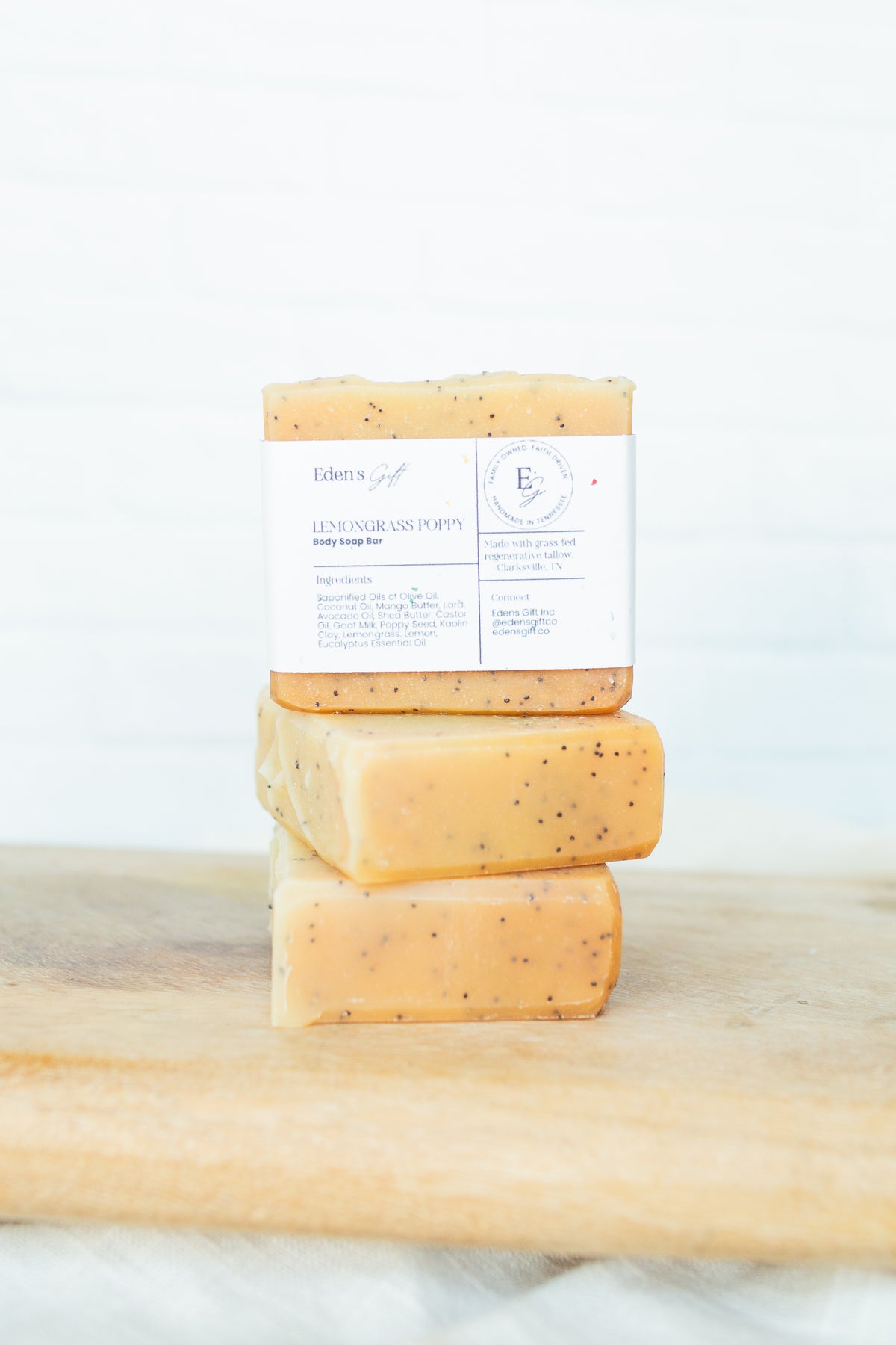 Lemongrass Poppy Soap Bar