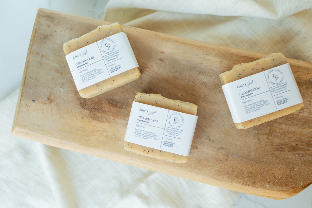 Cedarwood Patchouli Poppy Soap Bar