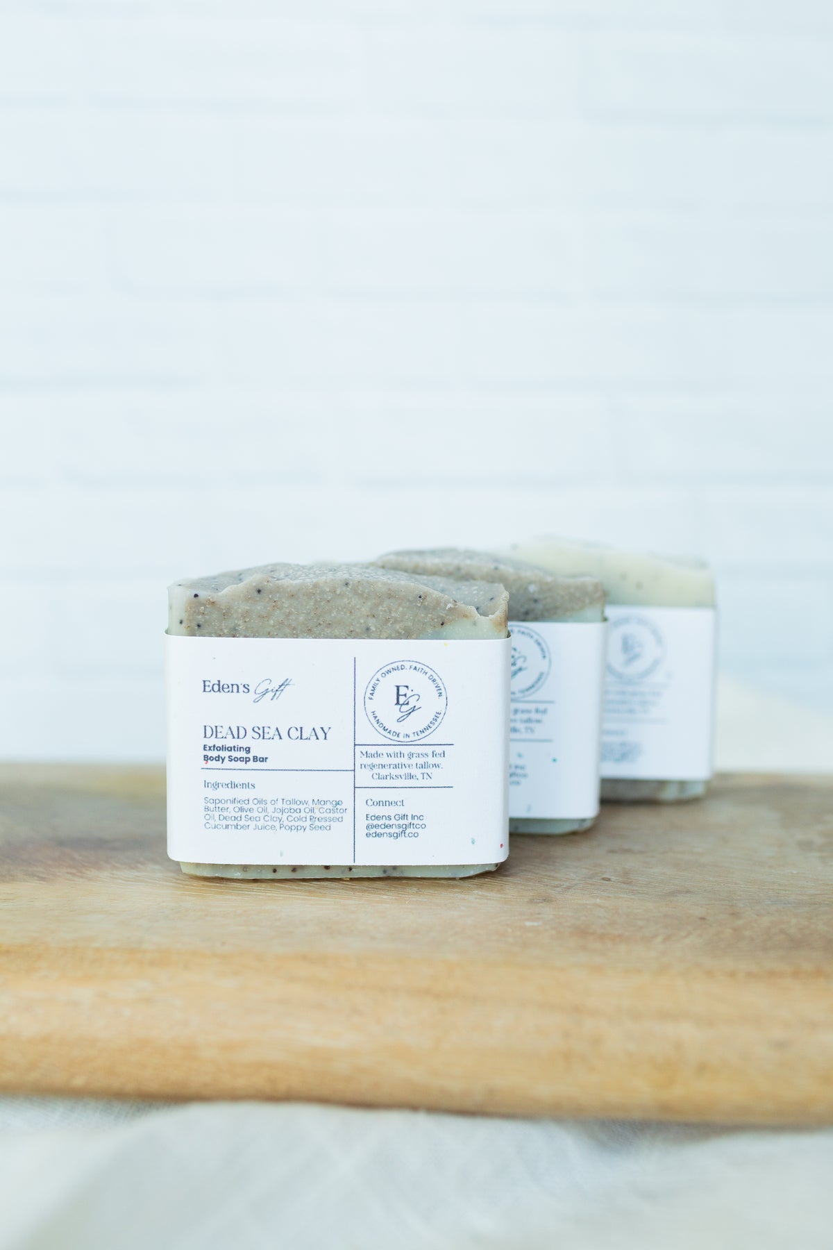 Dead Sea Clay & Cucumber Soap Bar