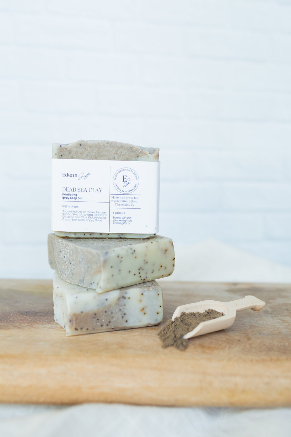Dead Sea Clay & Cucumber Soap Bar
