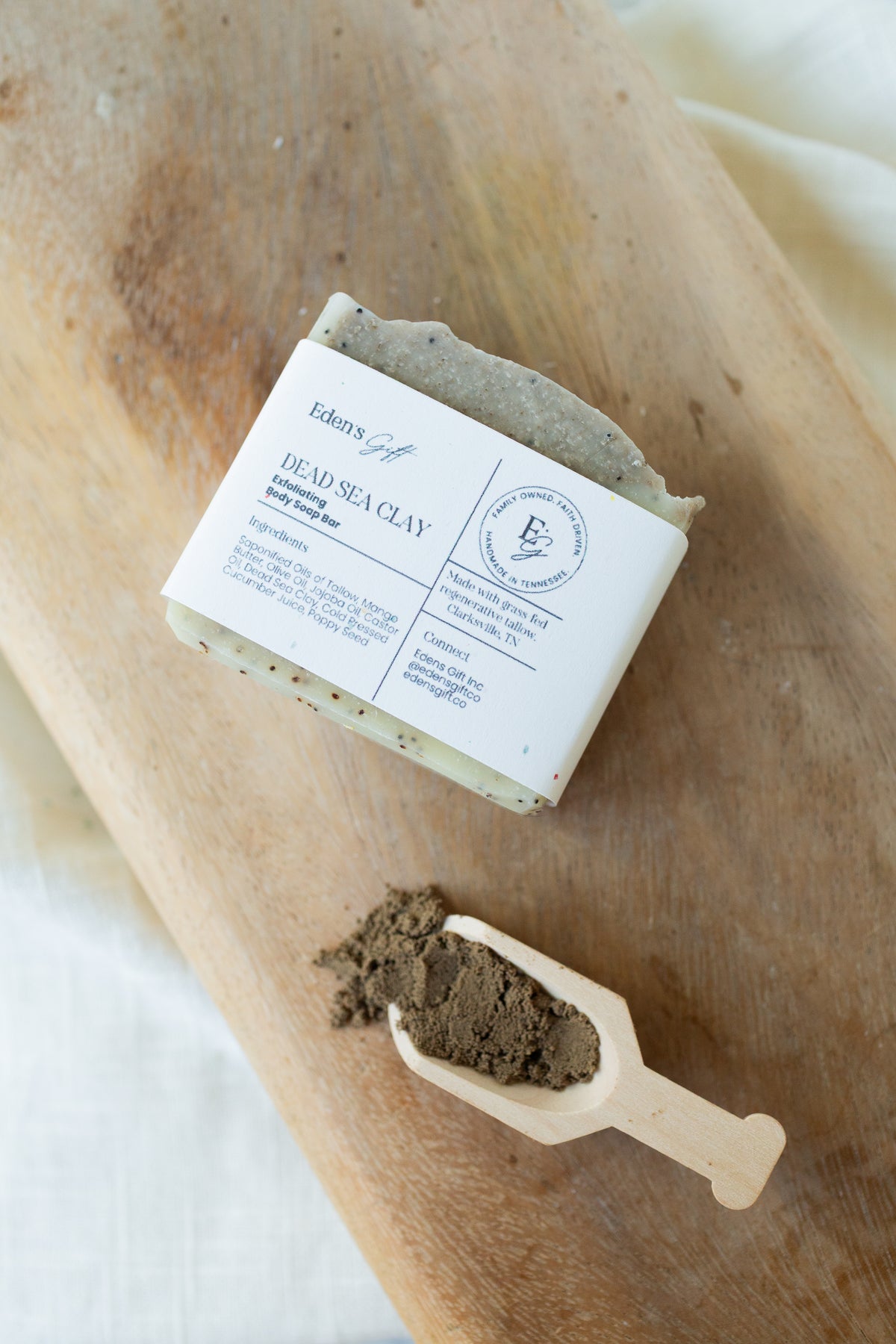 Dead Sea Clay & Cucumber Soap Bar